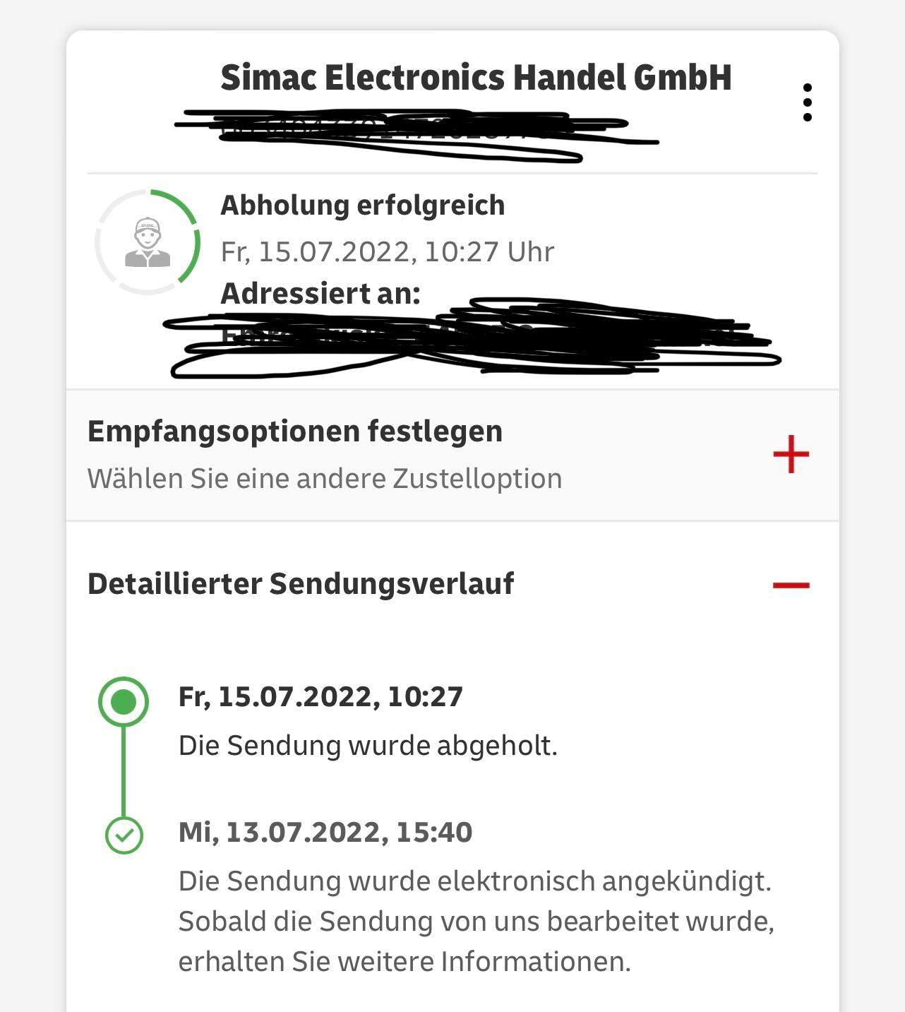 Warum ist die Sendungsverfolgung so komisch? (Post, DHL)