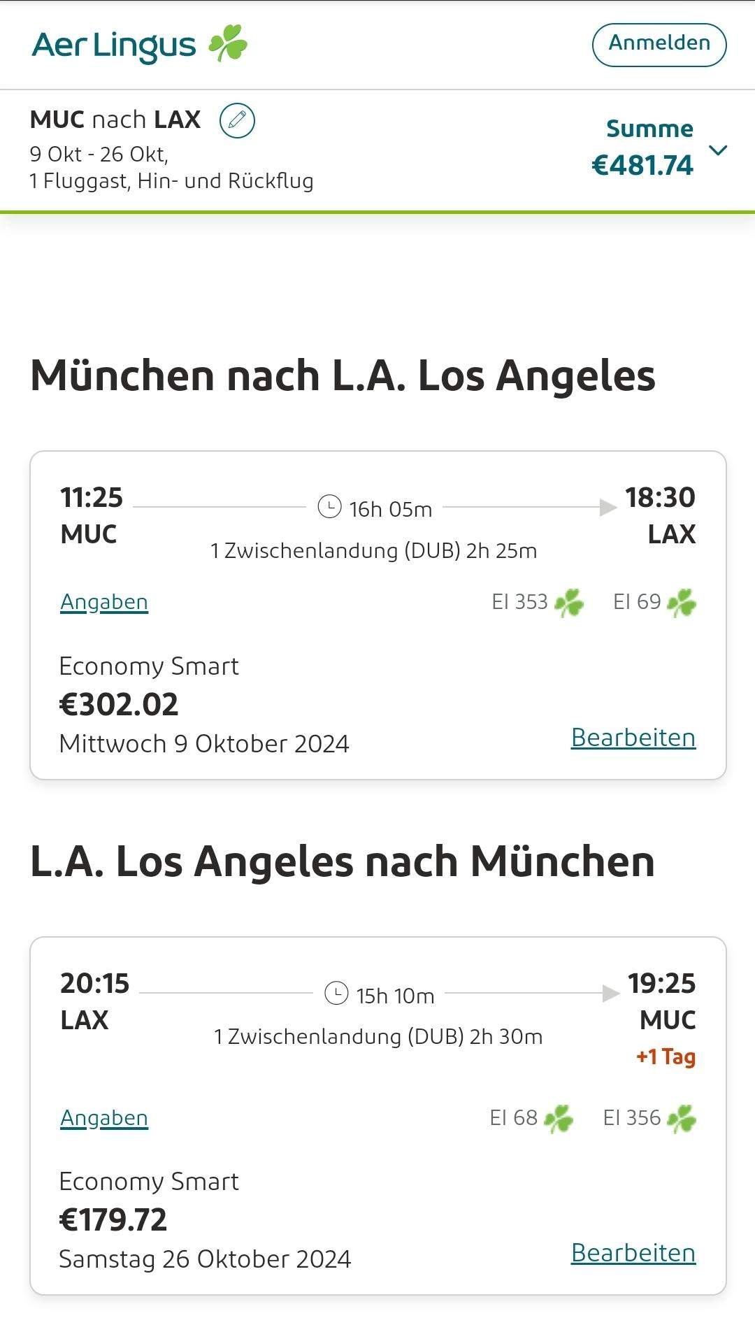 Warum ist dieser Flug so billig (MUC - LAX)? (Geld, Urlaub, USA)