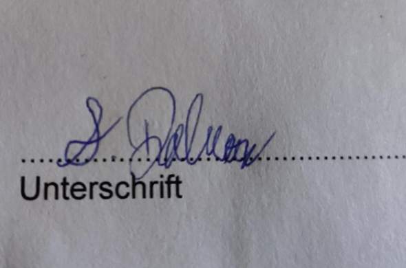 Warum ist meine Unterschrift so hässlich?