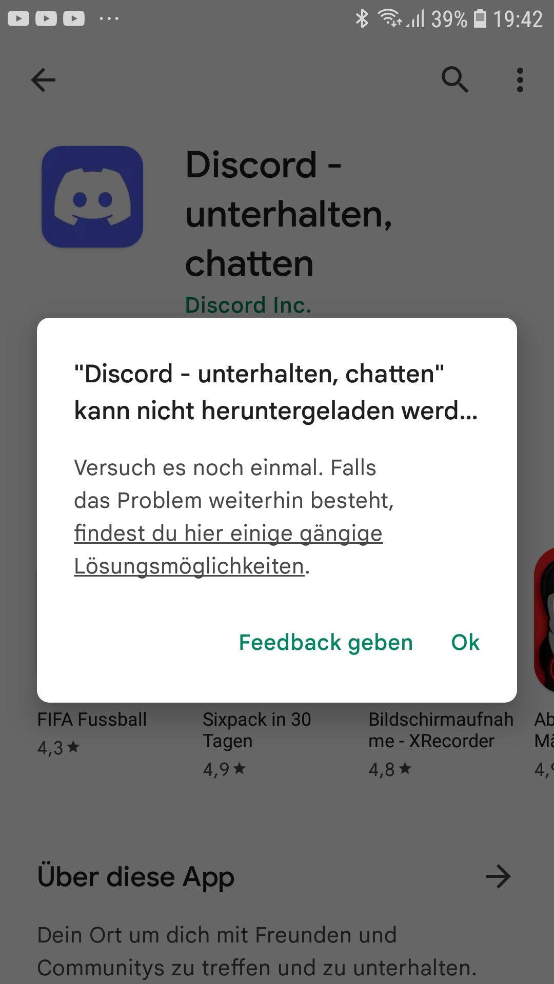 Warum kann ich den discord nicht installieren? (Technik, Spiele und Gaming, App)