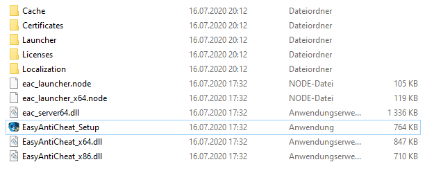 Warum Kann Ich In Meinen Easy Anti Cheat Folder Nicht Die Sys Datei Finden Computer Technik Spiele Und Gaming