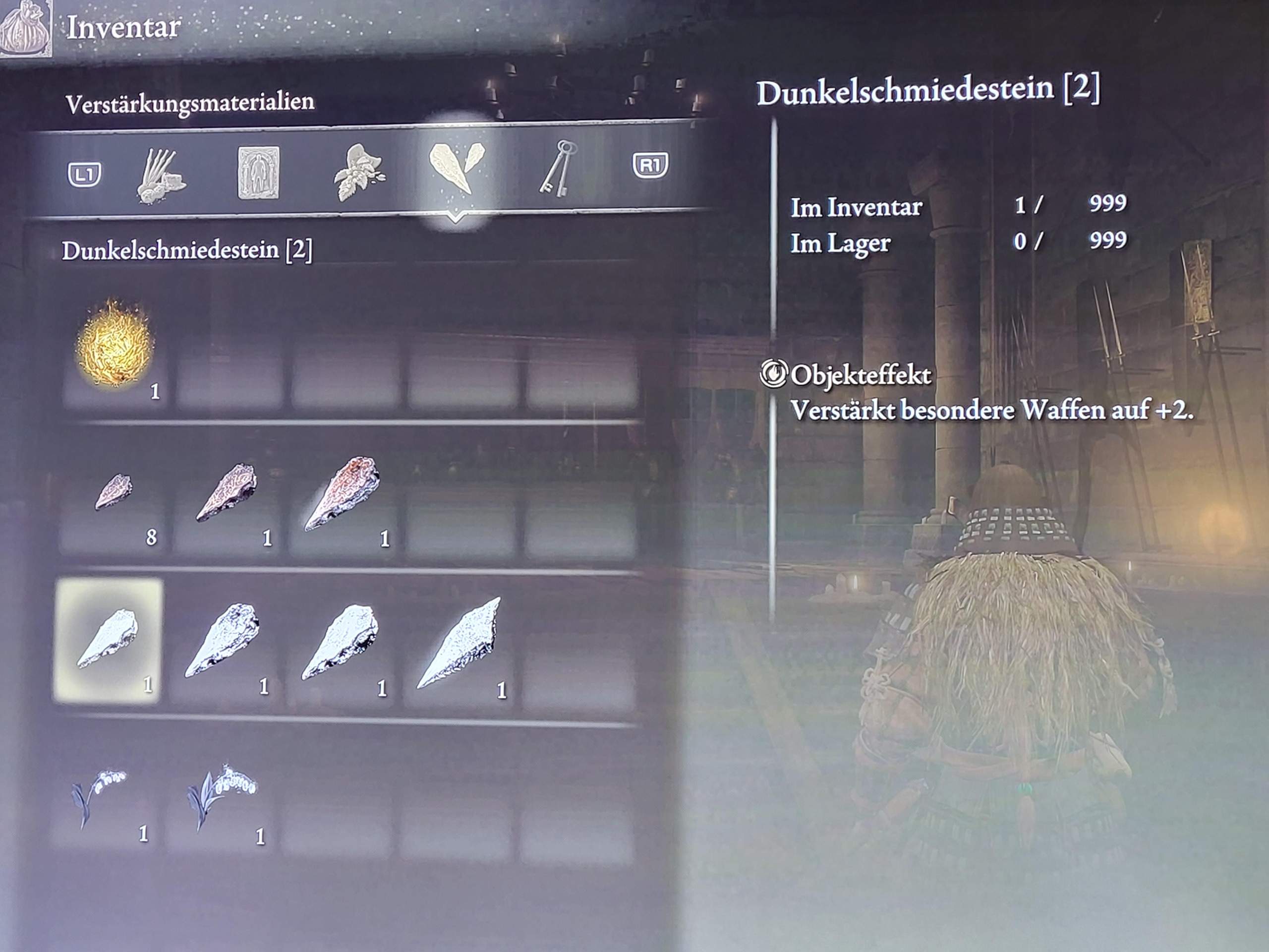 Warum kann ich meine Waffe nicht verbessern (Elden Ring)? (From Software)