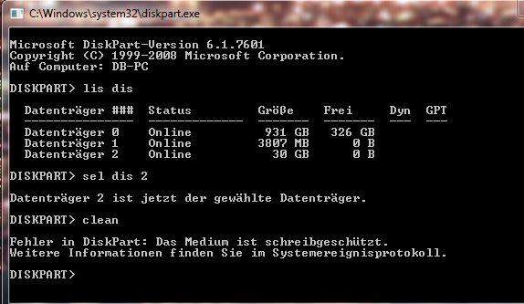 Warum kann ich nichts vom USB-Stick löschen? (Computer, Technik, PC)