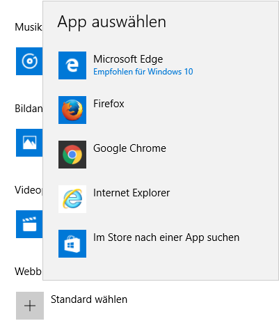 Warum Kann Ich Unter Windows 10 Keinen Standardbrowser Festlegen
