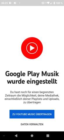 Warum kann man bei Google Play Musik keine Musik mehr hören?
