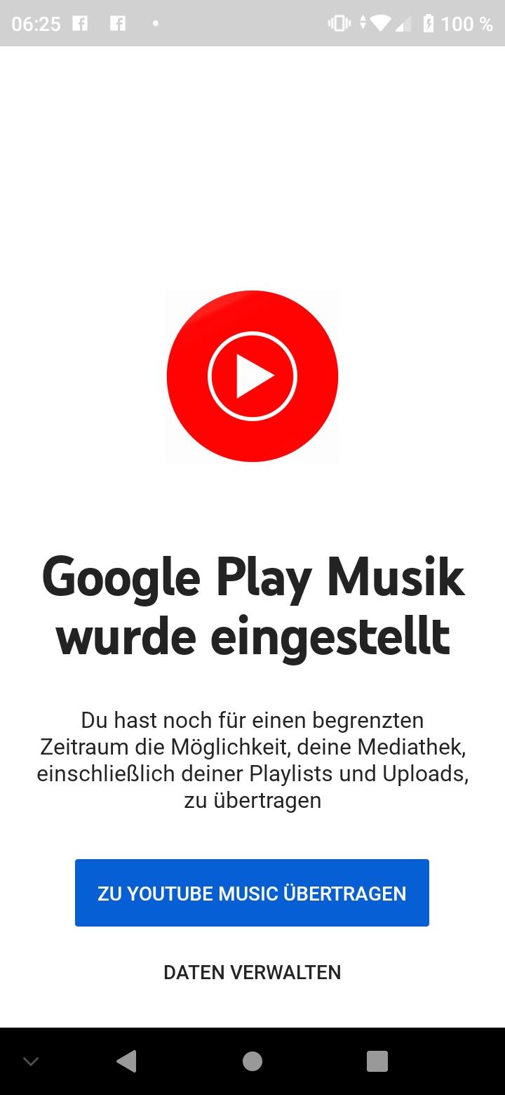 Warum kann man bei Google Play Musik keine Musik mehr hören? (Handy