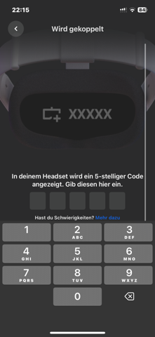 Vr Oculus Code Warum kommt bei mir in meiner Oculus quest 2 kein Bestätigung Code beim ...