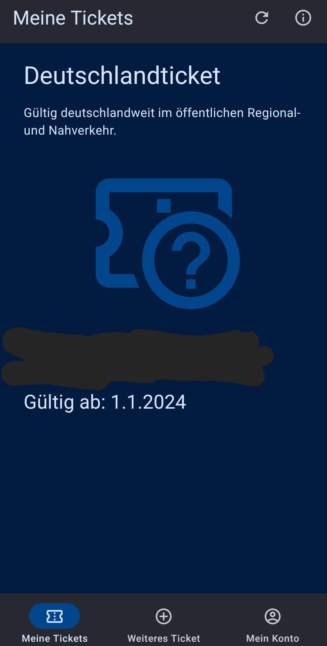Warum lädt mein Deutschland Ticket nicht? (Bahn, Zug, Bus)