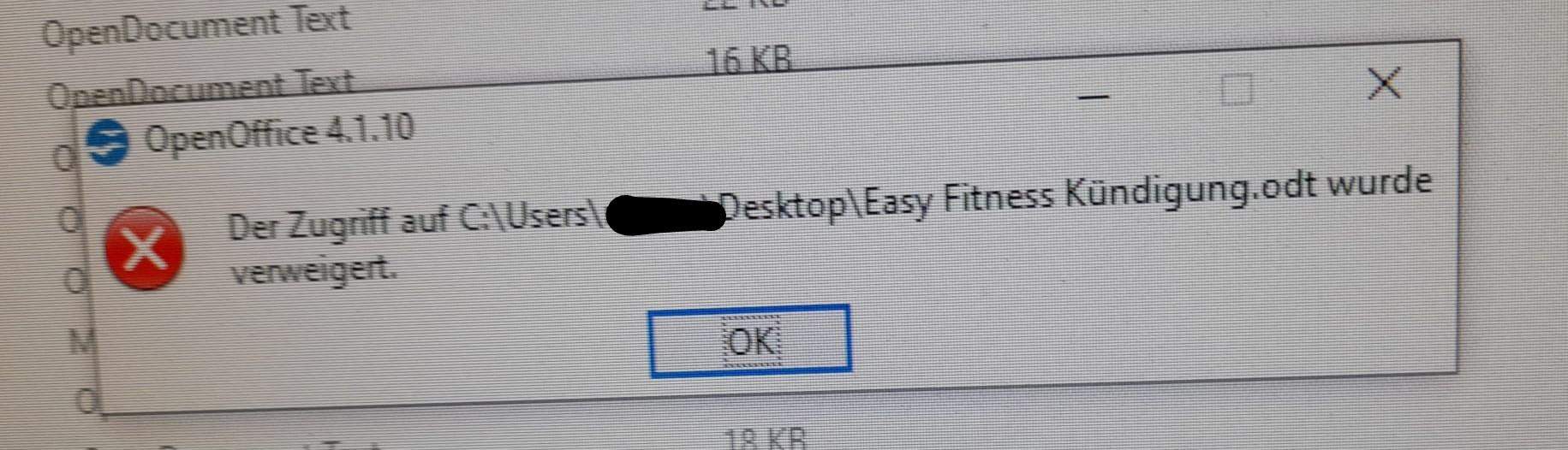 Warum lassen sich manche Dateien mit OpenOffice nicht mehr öffnen ...