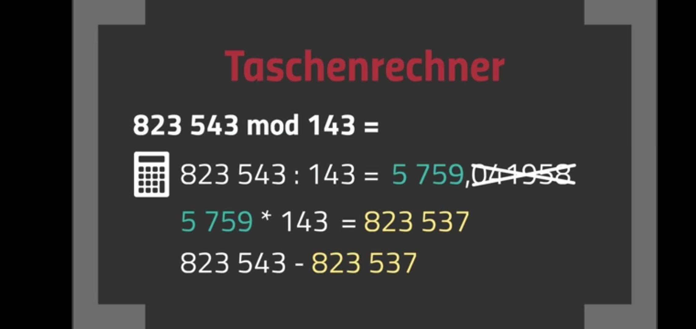 Warum rechnet man beim Modulo so? (Mathematik, unimathe)