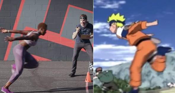 Warum rennen in fast jeden Anime die Charaktere den Naruto Run? (Filme