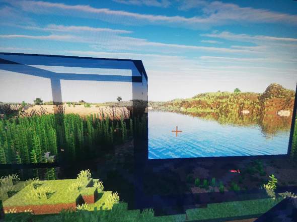 Warum sehe ich in Minecraft den Meeresgrund durch Glas?