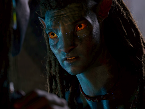 Warum sehen die Gesichter von Jake und Neytiri in dem Avatar 2 Trailer geschminkt bzw. wie Masken aus?