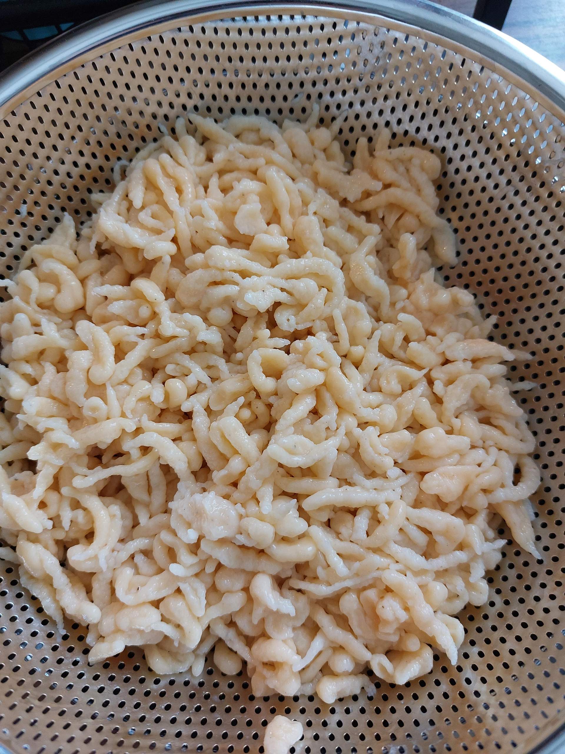 Warum sehen meine Knöpfle so komisch aus?