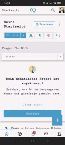 Warum sieht bei mir GF so aus?