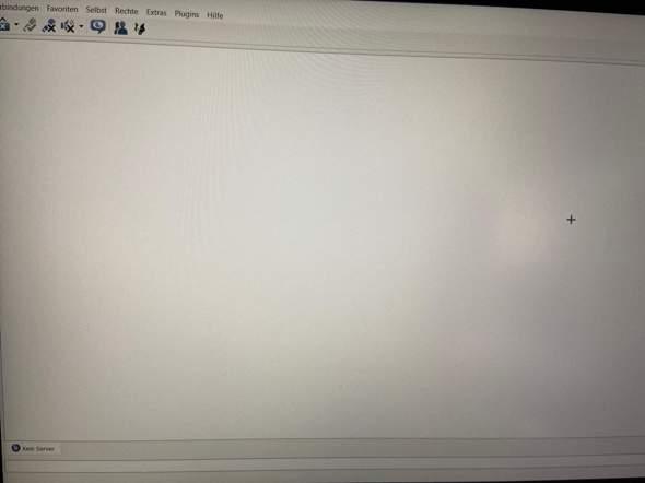 Warum sieht der Ts auf meinem Laptop so leer aus?