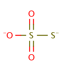 Thiosulfat - (Chemie, lewis struktur)