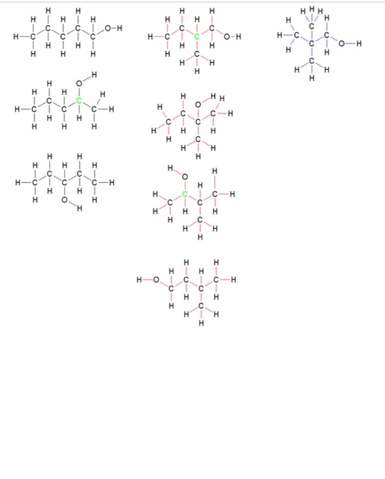 Warum Sind Die 8 Isomere Von Pentanol So Schief Gezeichnet Und Ist Meins Richtig Oder Falsch Chemie