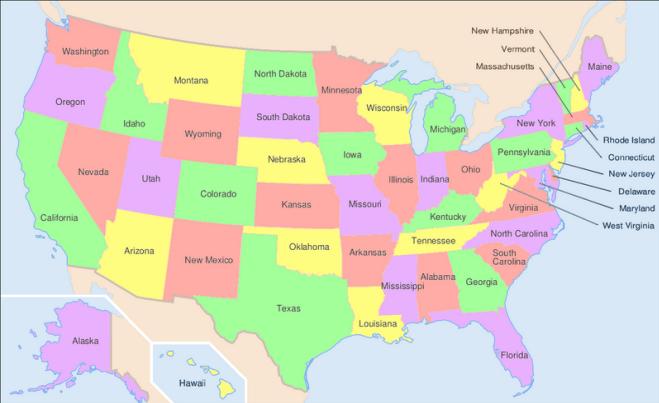 Warum Sind Die Grenzen Von Amerikanischen Staaten Und Kanadischen Prvinzen Oftso Willkurlich Gerade Usa Staat Kanada