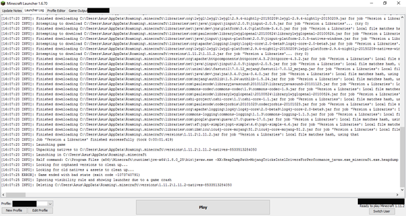 Warum Startet Mein Minecraft Nicht Exit Code Java Vanilla