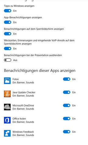 Einstellungen - (Fehler, Windows 10, benachrichtigung)