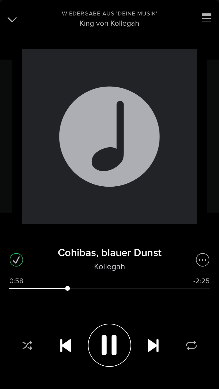 Warum Werden Im Offline Modus Bei Spotify Die Album Cover Nicht Angezeigt Iphone