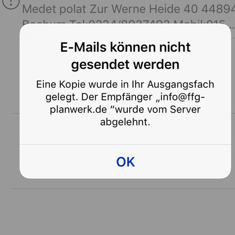 Hier ist der grund - (Email)