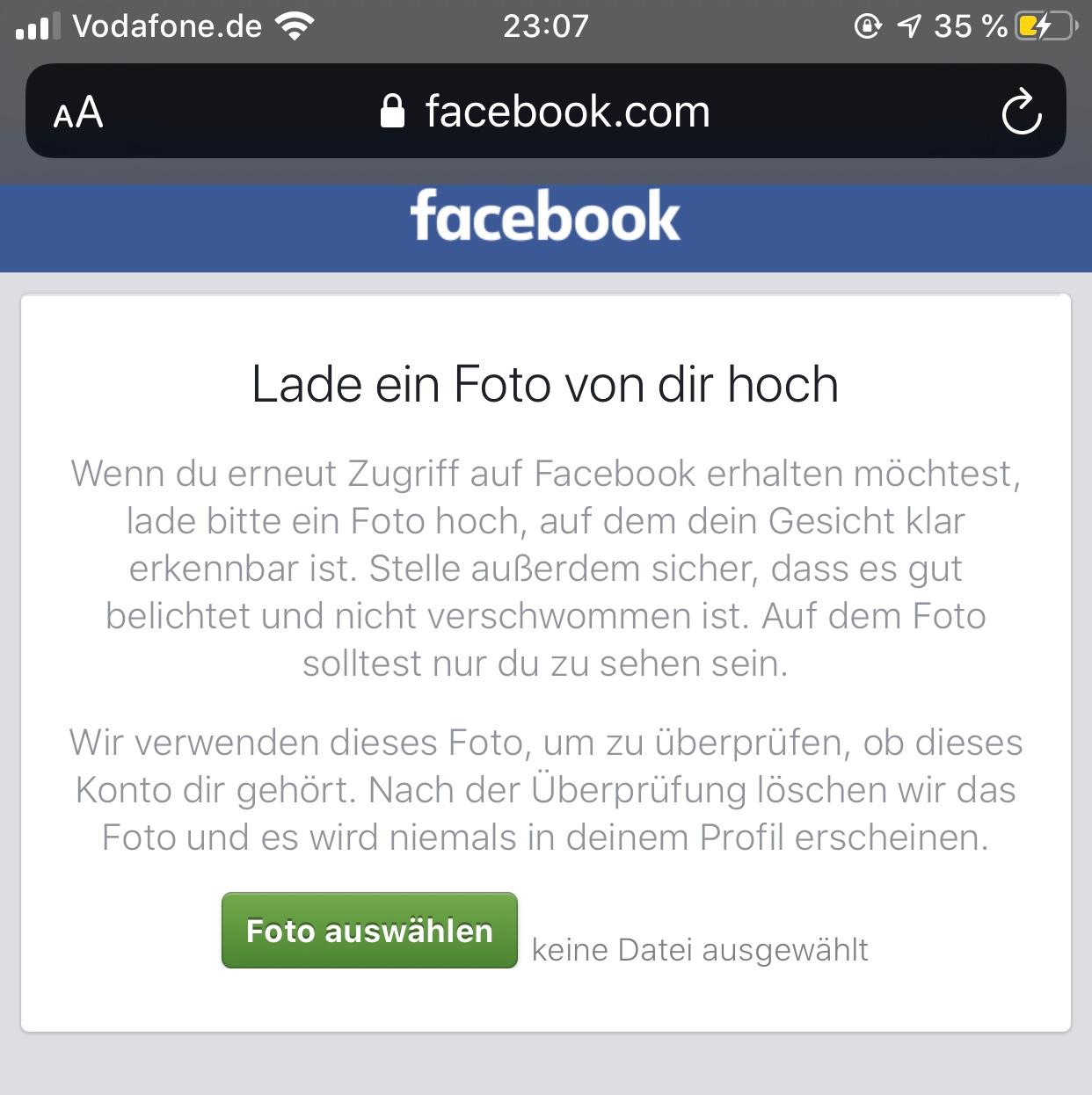 Warum wird mein Facebook Konto immer wieder gesperrt? Handy, Smartphone)