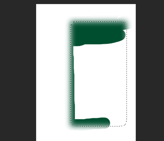 Warum zeichnet der Pinsel in Photoshop so weich/verwischt bzw. wie kann ich den Pinsel wieder genau diese Ebene scharf ausmalen lassen?