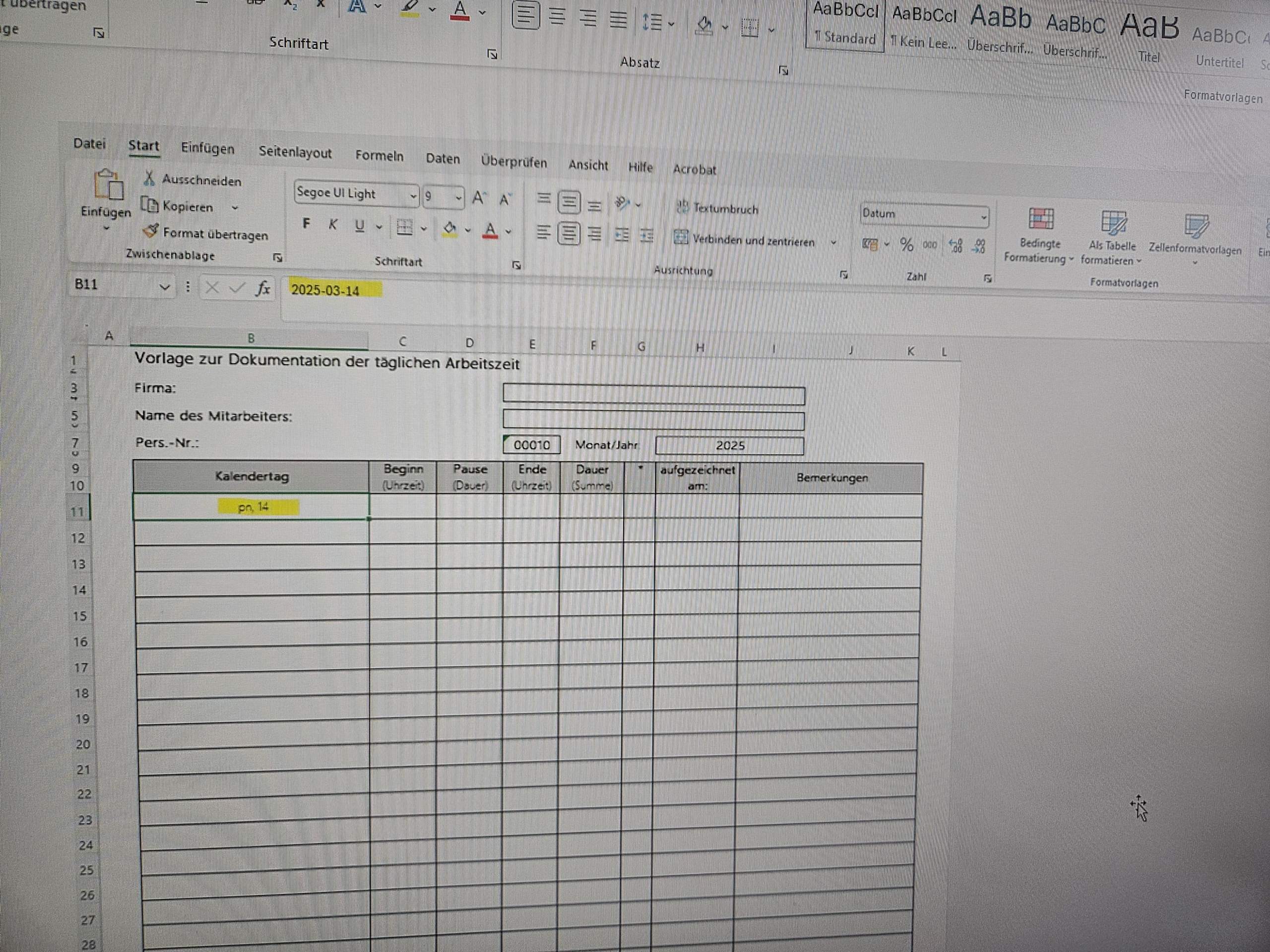 Warum zeigt das Excel-Zellenfeld ein anderes Datumsformat an als das ...