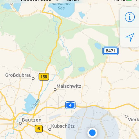 Falsch - (iPhone, GPS, Standort)