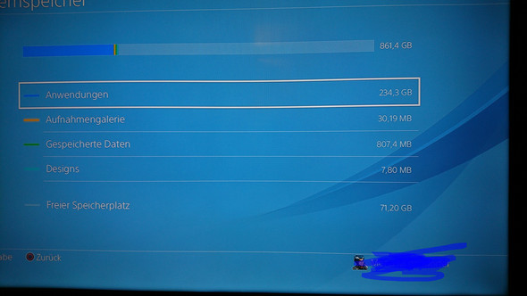 Warum zeigt meine Ps4 so wenig Speicher an? (Gaming, PlayStation 4, Fehler)