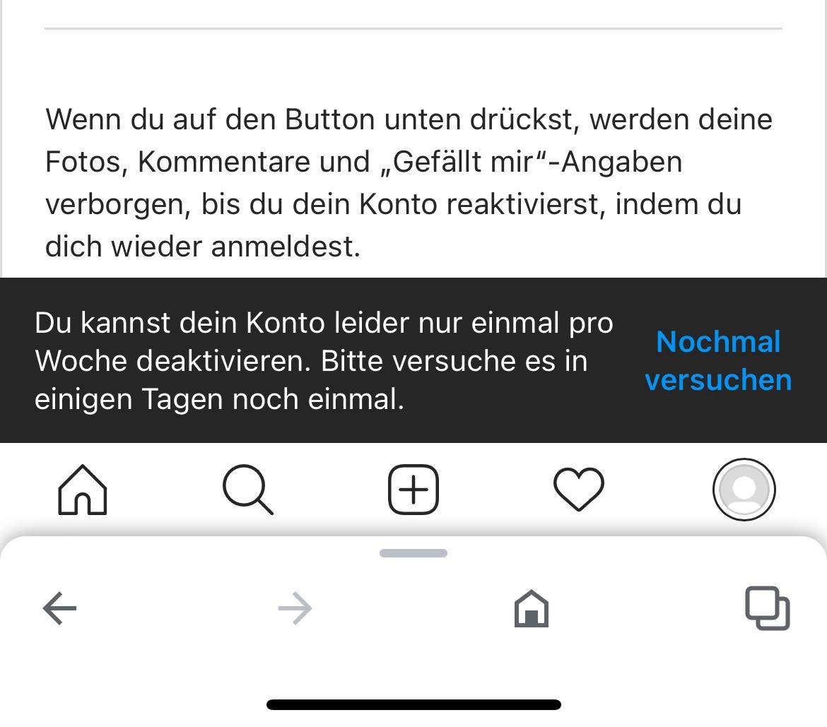 Warum zum teufel kann ich Instagram nicht löschen? Handy,