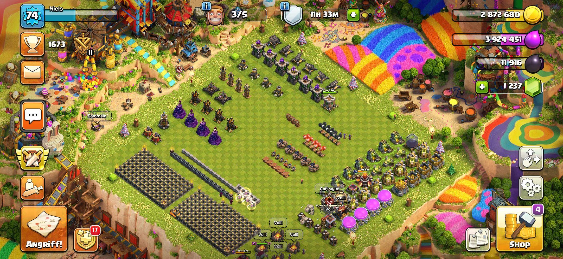 Was als erstes verbessern bin auf Rathaus 10 in Clash of Clans
