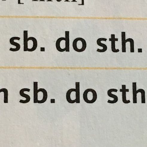 Was Bedeuten Die Abkurzungen Das Sind Englische Ich Meine Damit Sb Und Sth Englisch Abkurzung