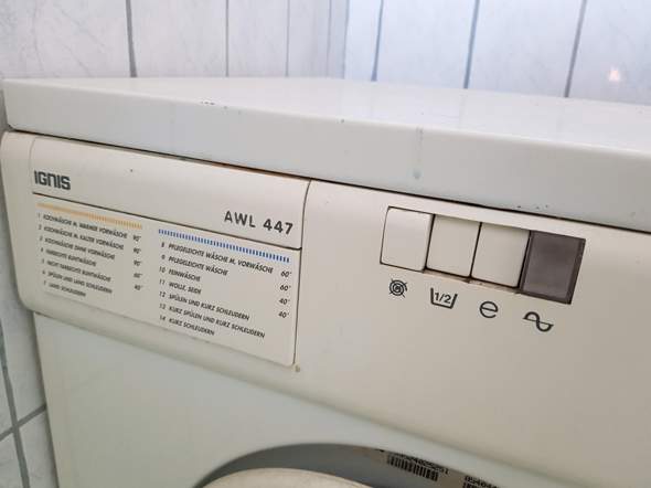 Was bedeuten diese Tasten auf meiner Waschmaschine?