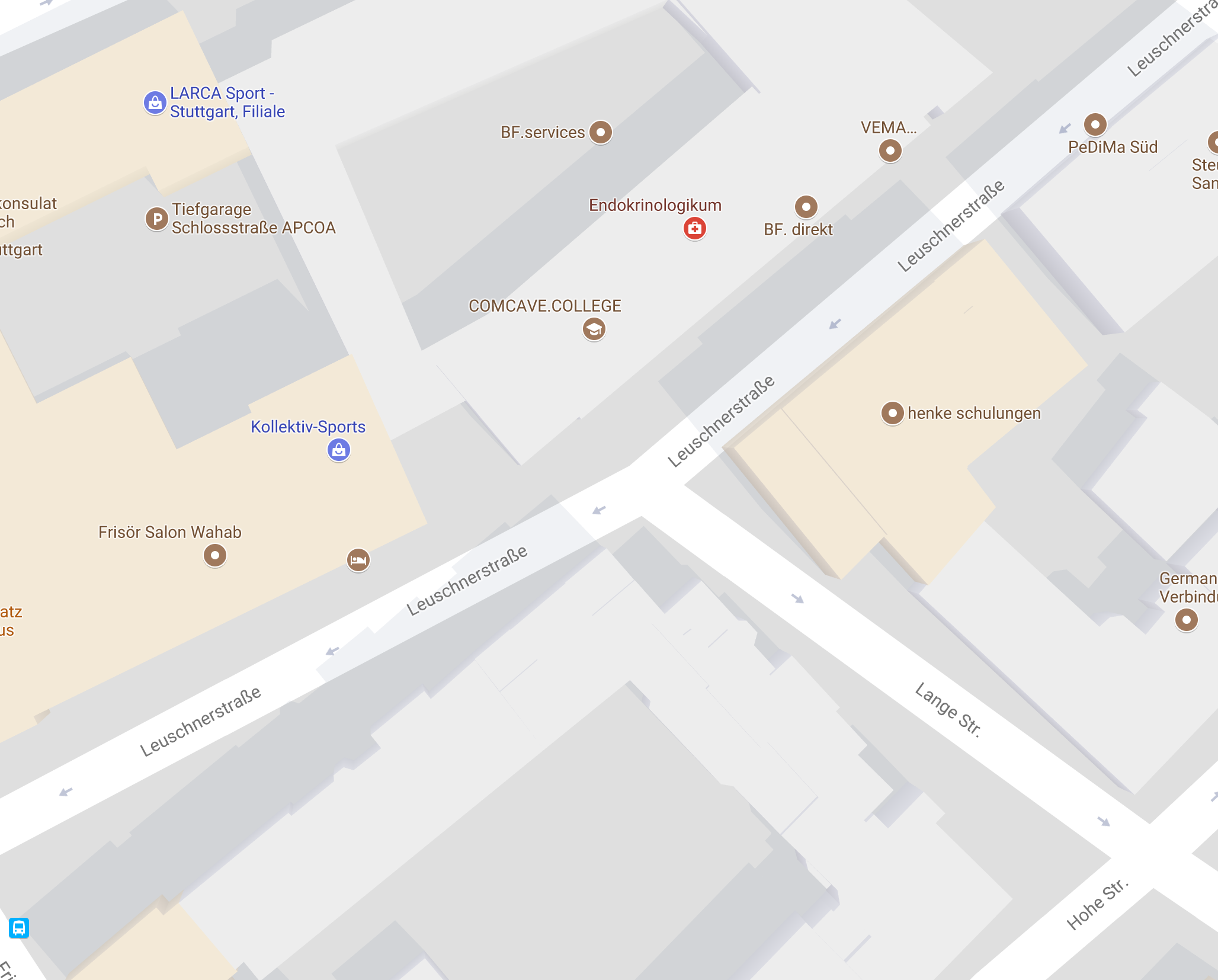 Was bedeuten gelb eingefärbte Häuser bei Google Maps? (Karten)