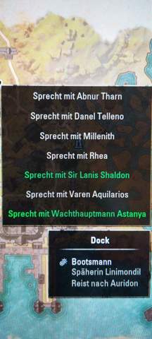 Was bedeuten grüne quests in?