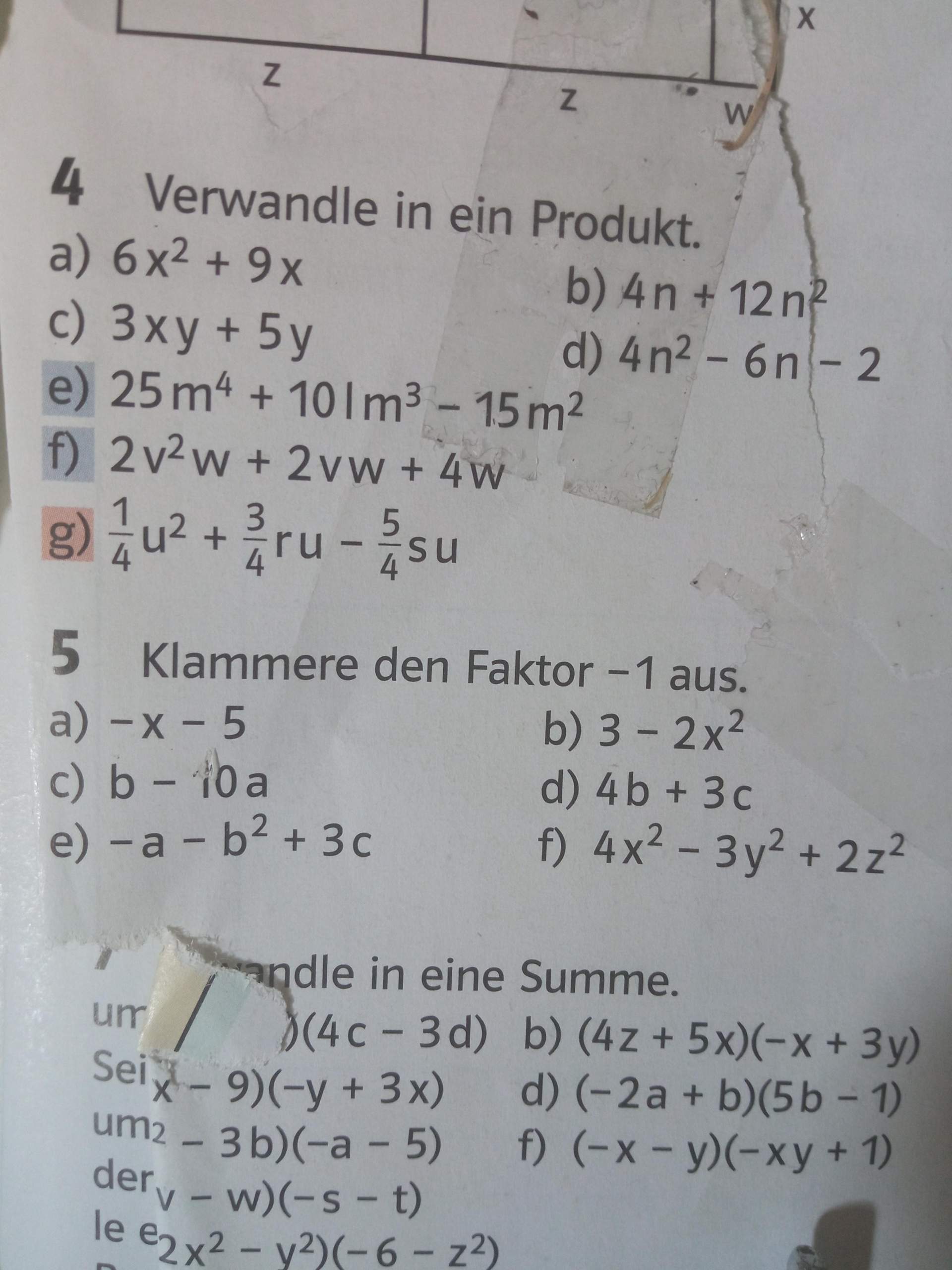 Was bedeutet 1? (Mathematik, Aufgabe)