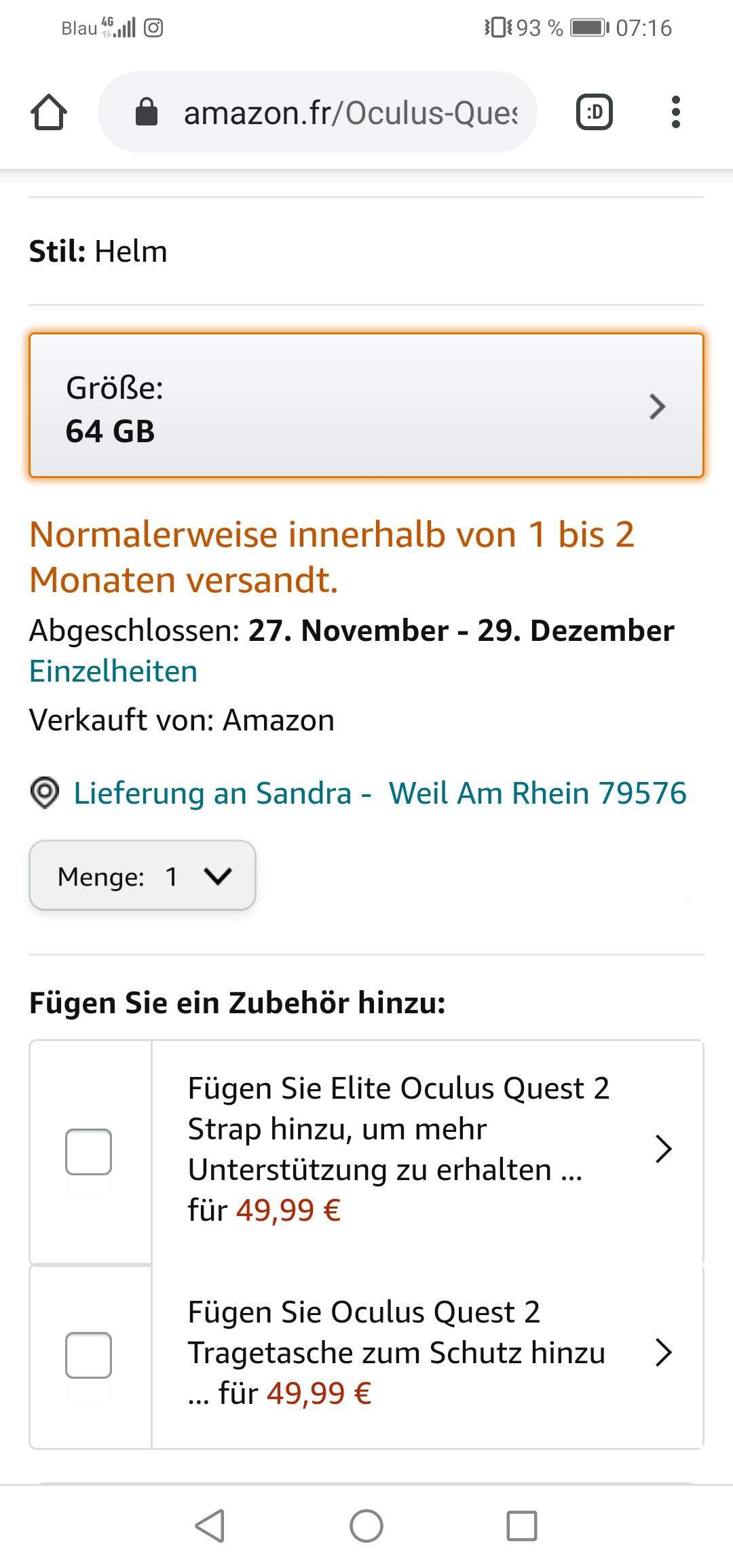 Was bedeutet das bei Amazon? (einkaufen)
