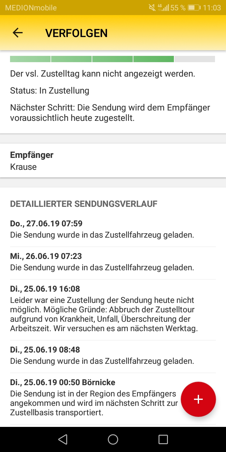 Wann Liefert Dhl Bei Mir Wann Liefert Dhl 2020 02 15