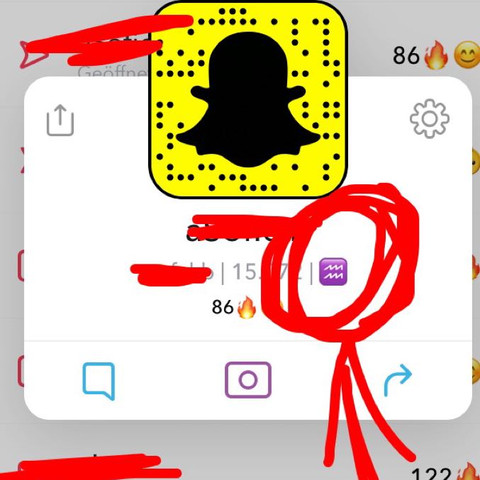 Snapchat zeichen bei was bedeuten die Snapchat graue