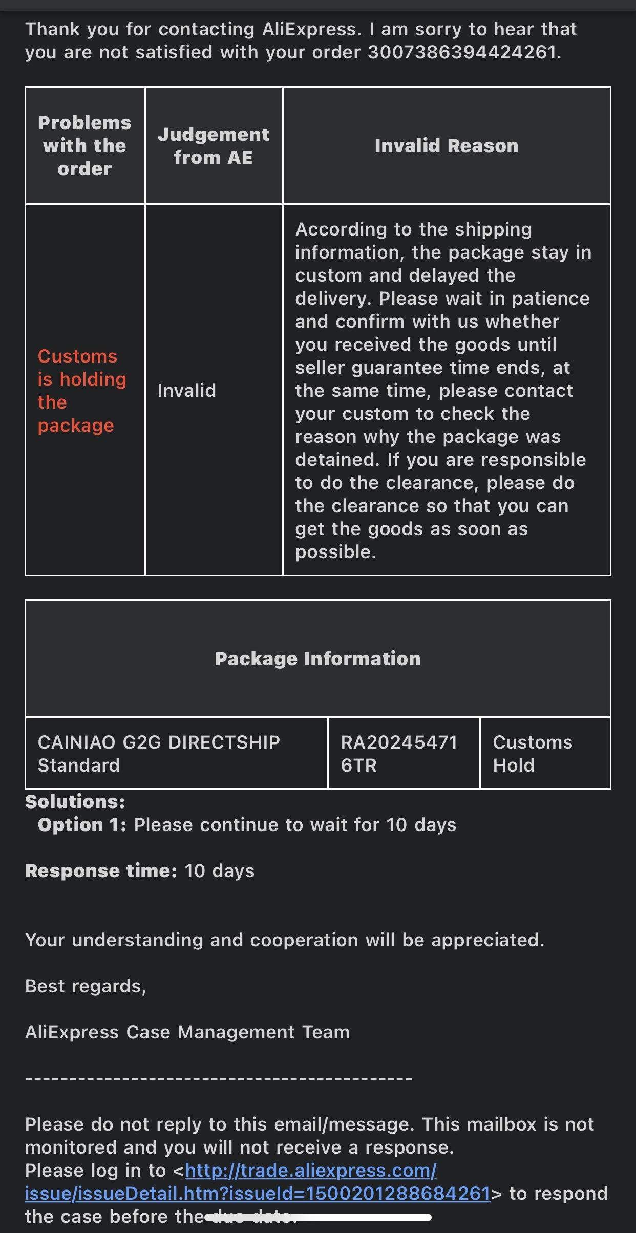 Was bedeutet das Urteil nun genau? AliExpress, Streitigkeiten)