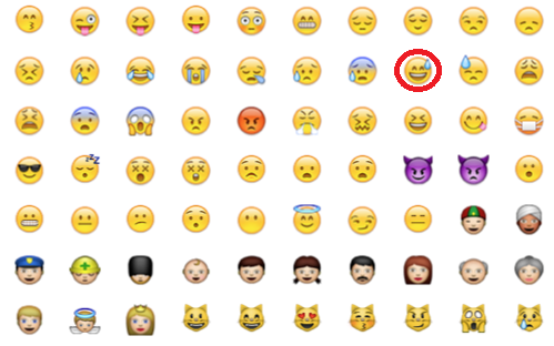 Emoji meanings whatsapp