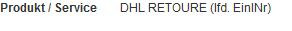 Was bedeutet das "Ifd. EinINr" ? - (Paket, DHL)