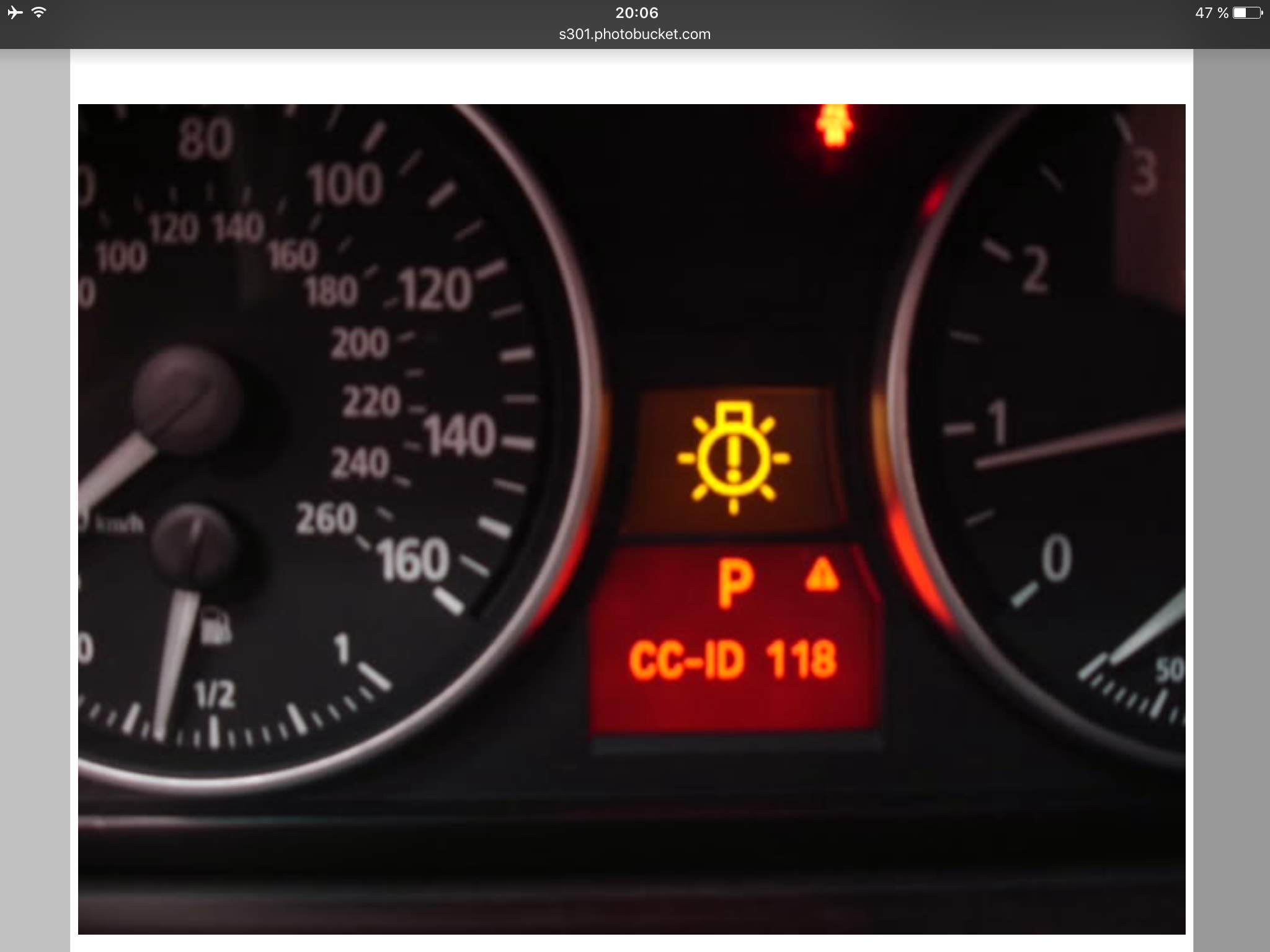 Was bedeutet diese BMW controll leuchte? (Auto)