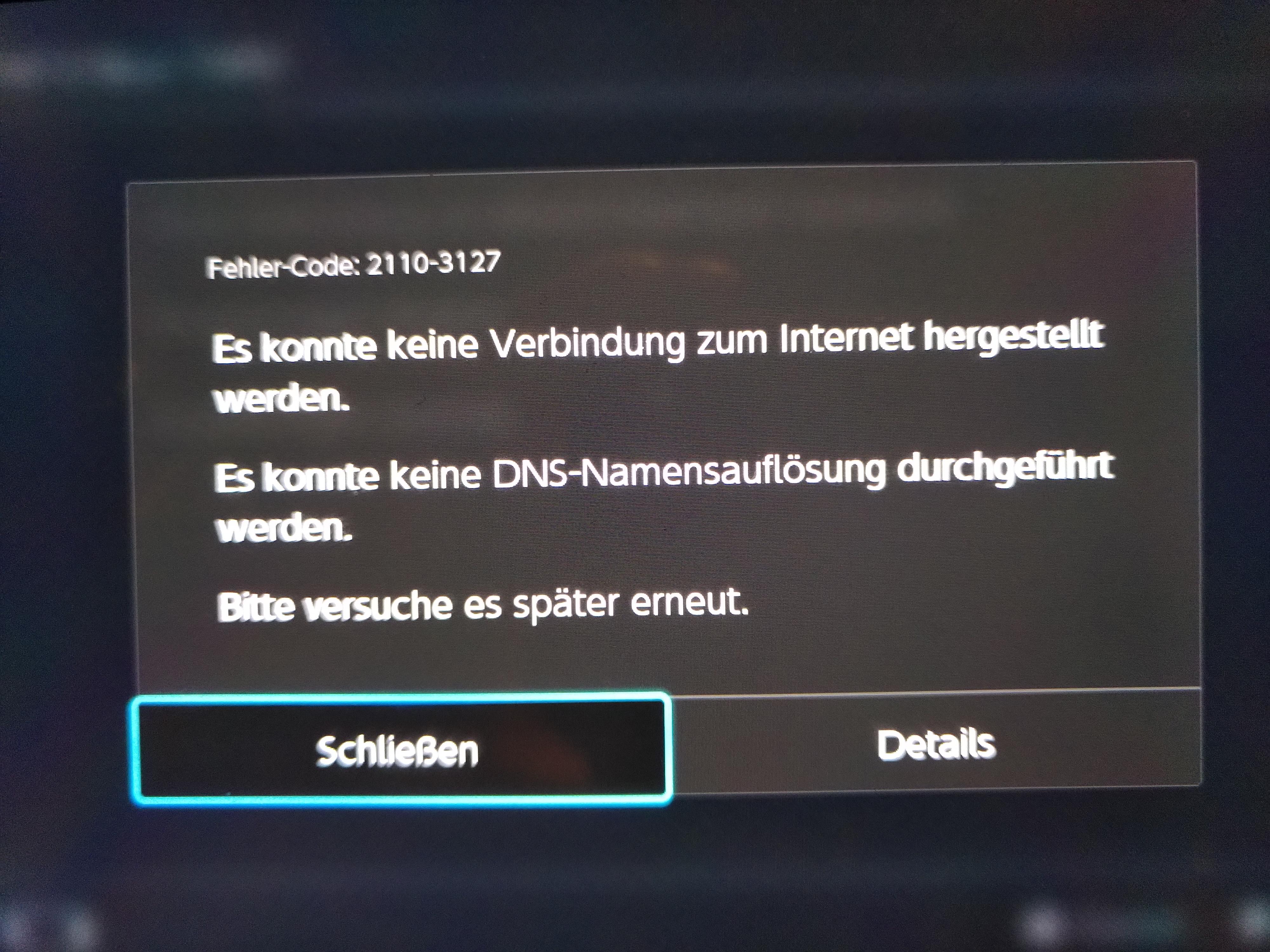 Was Bedeutet Diese Fehlermeldung Auf Der Switch Computer Technik Internet