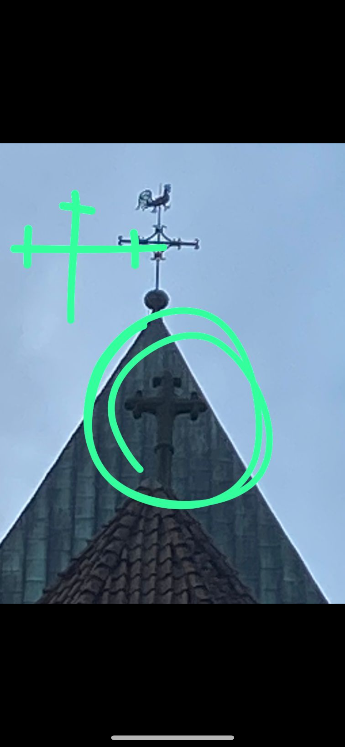 Was bedeutet diese Kreuz? (Gott, Kirche)