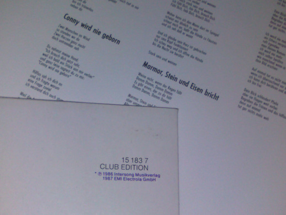 LP Cover - (Musik, CD, Club)