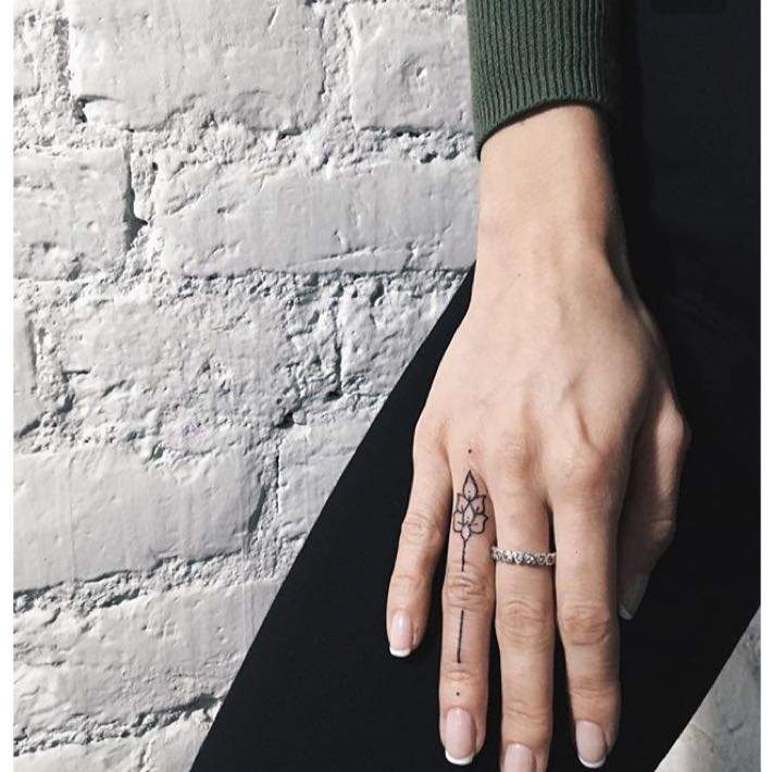 Tattoo finger bedeutung ring What does